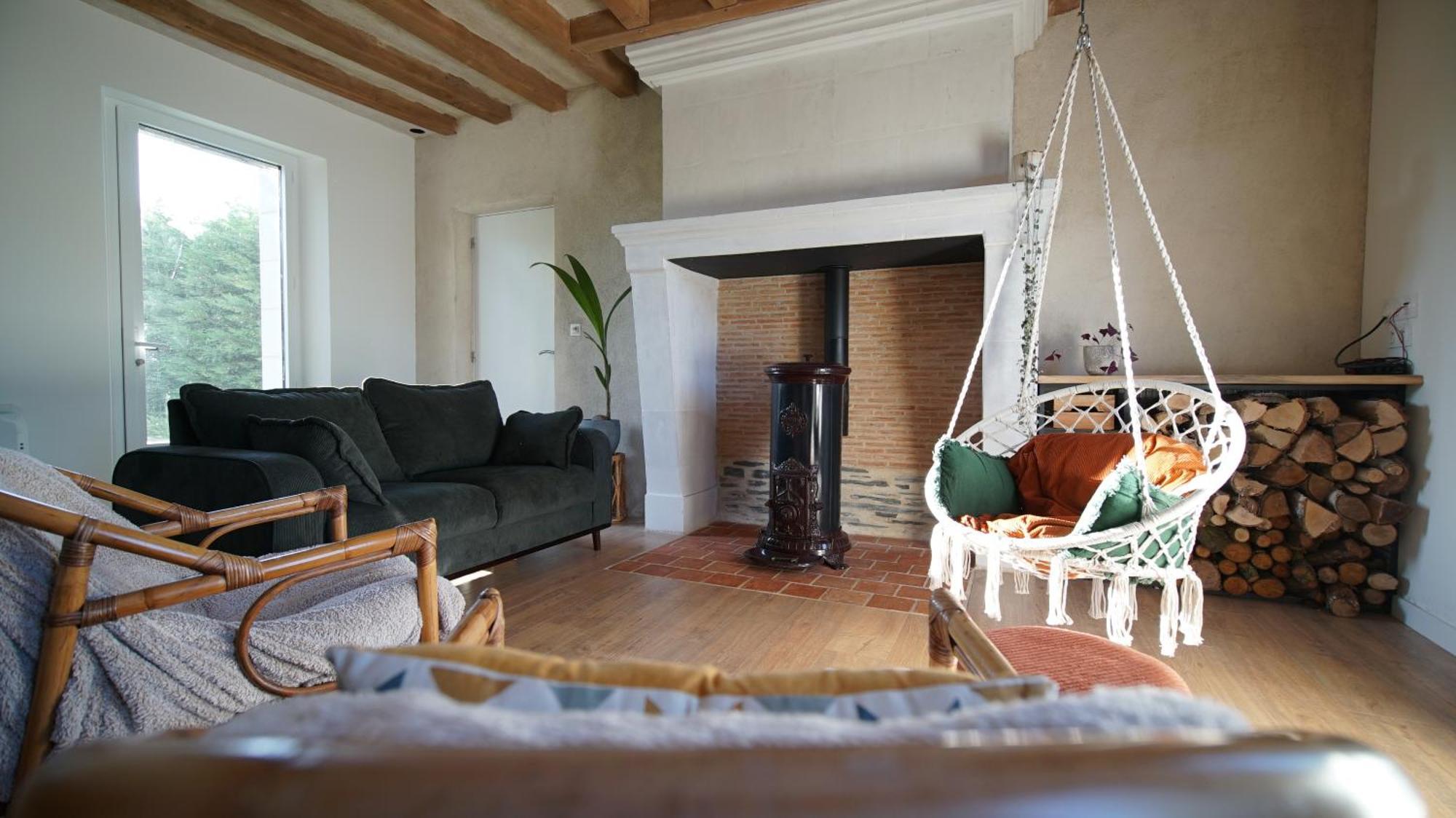 Apartament La Longere La Menitré Zewnętrze zdjęcie